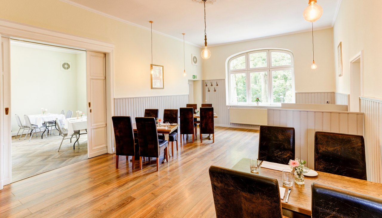 In het restaurant van de Jagdschl&ouml;sschen Schwartow, &copy; Jagdschl&ouml;sschen Schwartow / Jan Haeselich