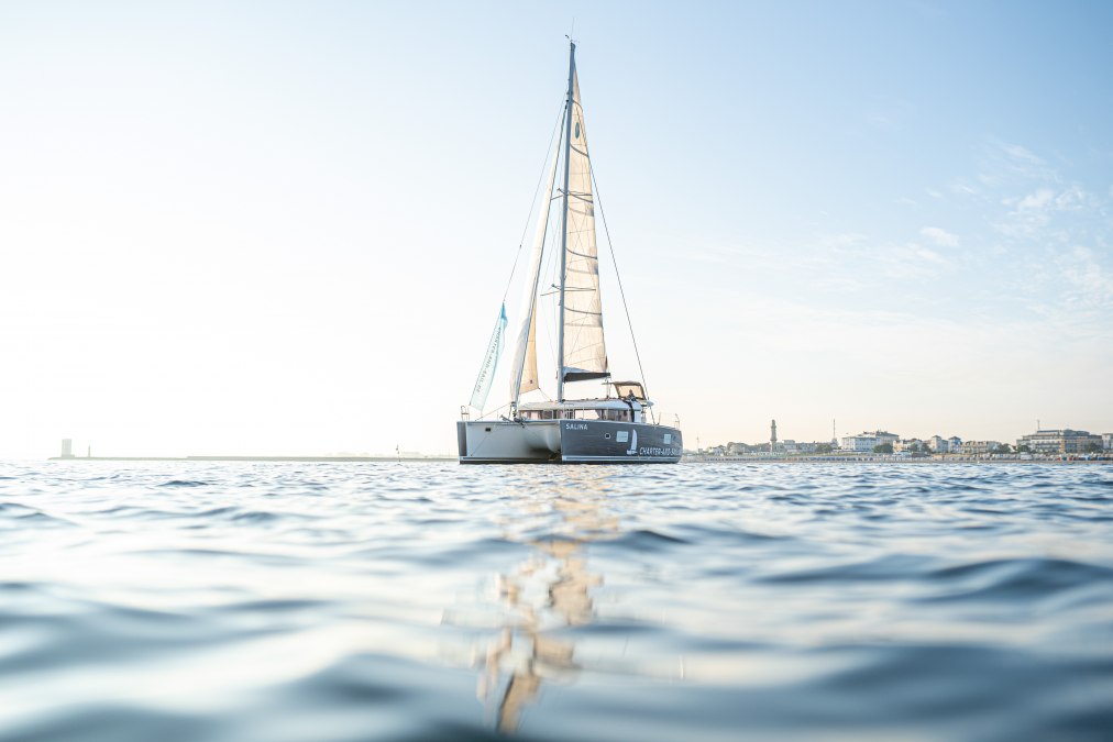 Segeln auf der Ostsee mit dem Katamaran, © Saskia Spethmann Segeln auf der Ostsee mit dem Katamaran, © Saskia Spethmann