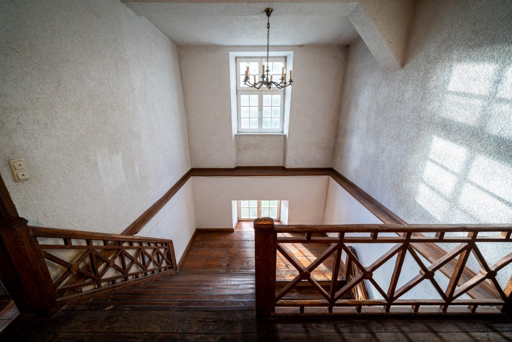 Treppenhaus im Barocken Gutshaus, © DOMUSImages