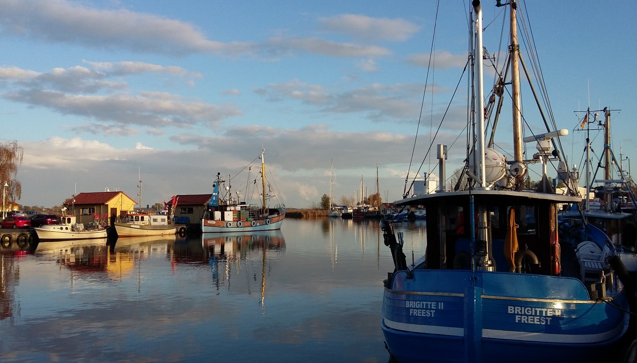 Fischerdorf Freest - Hafen, © Michael Heck Fischerdorf Freest - Hafen, © Michael Heck