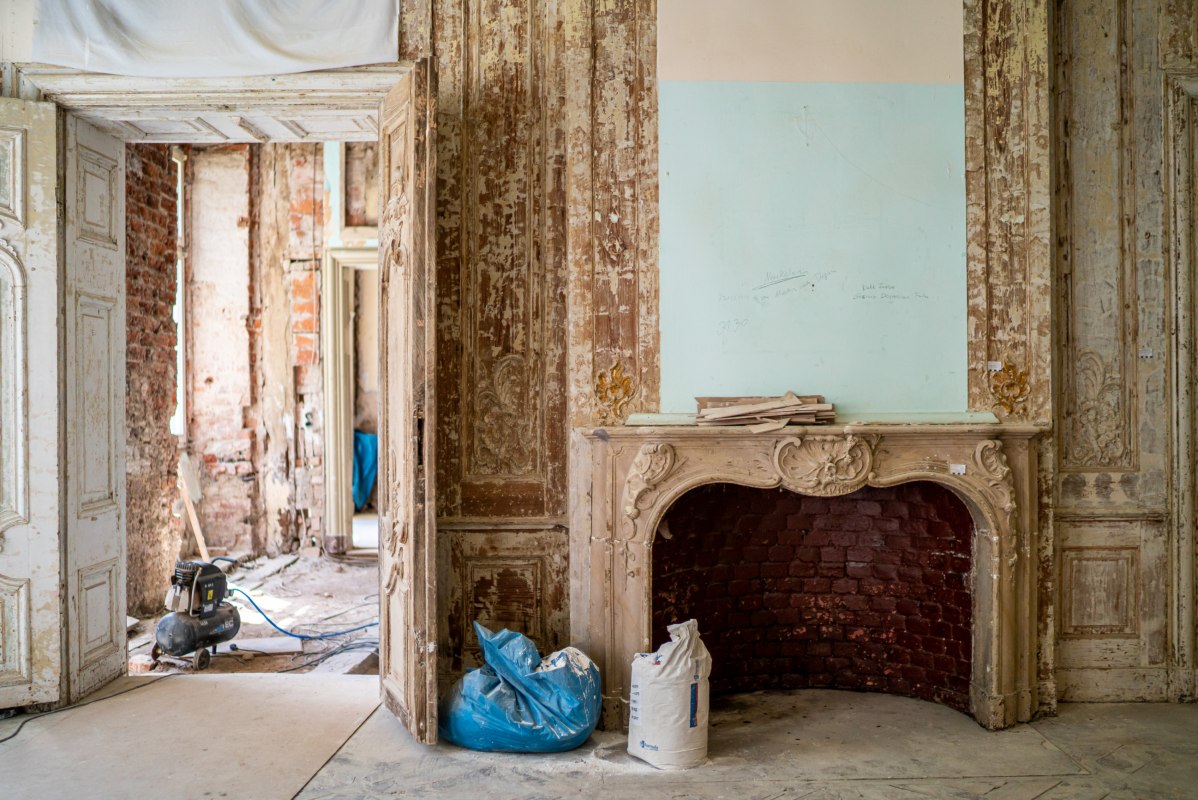 Renovatiewerkzaamheden bij kasteel Ivenack // © DOMUSImages Renovatiewerkzaamheden bij kasteel Ivenack // © DOMUSImages
