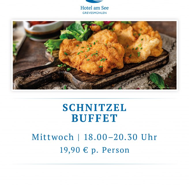 Knusprig paniertes Schnitzel auf Teller, mit Bratkartoffeln und frischem Beilagensalat, appetitlich angerichtet. // © spreepiraten® Knusprig paniertes Schnitzel auf Teller, mit Bratkartoffeln und frischem Beilagensalat, appetitlich angerichtet. // © spreepiraten®