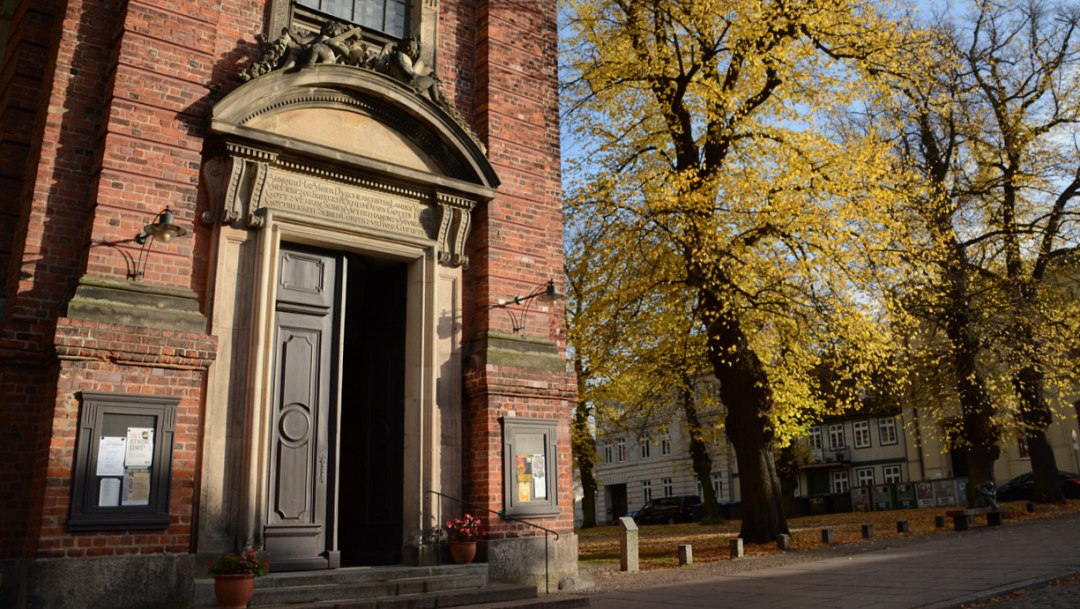 Schelfkirche Schwerin Portal, &copy; Tourismusverband Mecklenburg-Schwerin