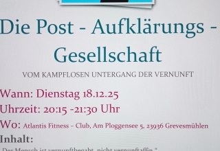 Vortragsaushang, © Thomas Brandt Vortragsaushang, © Thomas Brandt