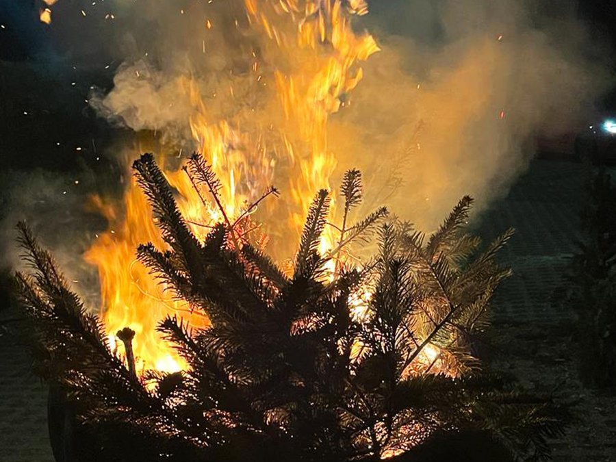 TMV/Wustrower Tannenbaumverbrennen, © privat TMV/Wustrower Tannenbaumverbrennen, © privat