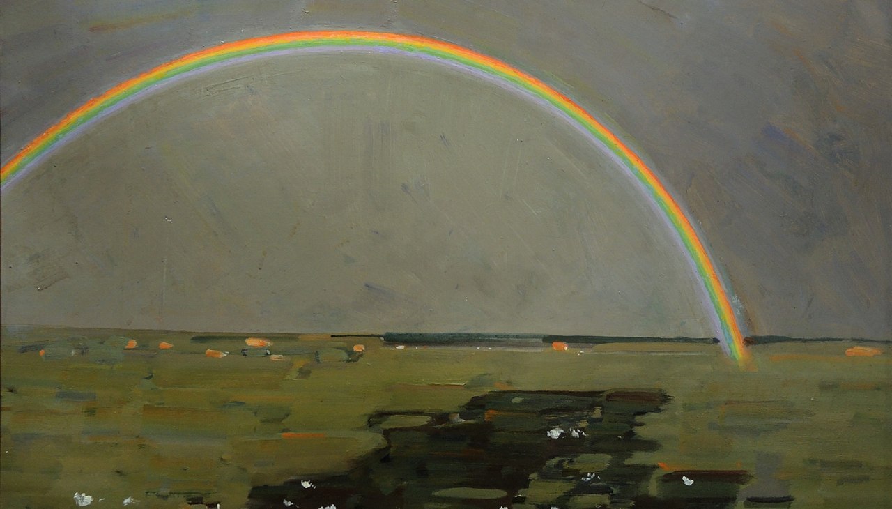 Landschaft mit Regenbogen, © Kunstmuseum Schwaan Landschaft mit Regenbogen, © Kunstmuseum Schwaan