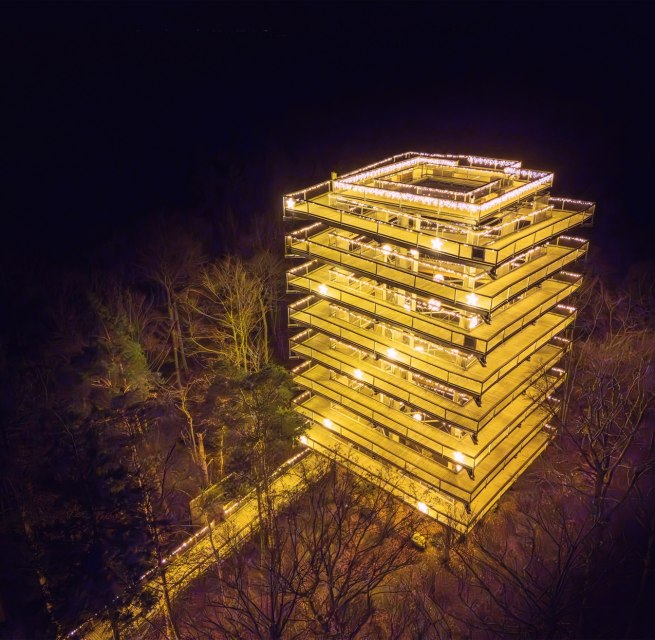 Lichterzauber auf dem Baumwipfelpfad - Jetzt noch magischer, © Erlebnis Akademie AG / Baumwipfelpfad Usedom Lichterzauber auf dem Baumwipfelpfad - Jetzt noch magischer, © Erlebnis Akademie AG / Baumwipfelpfad Usedom