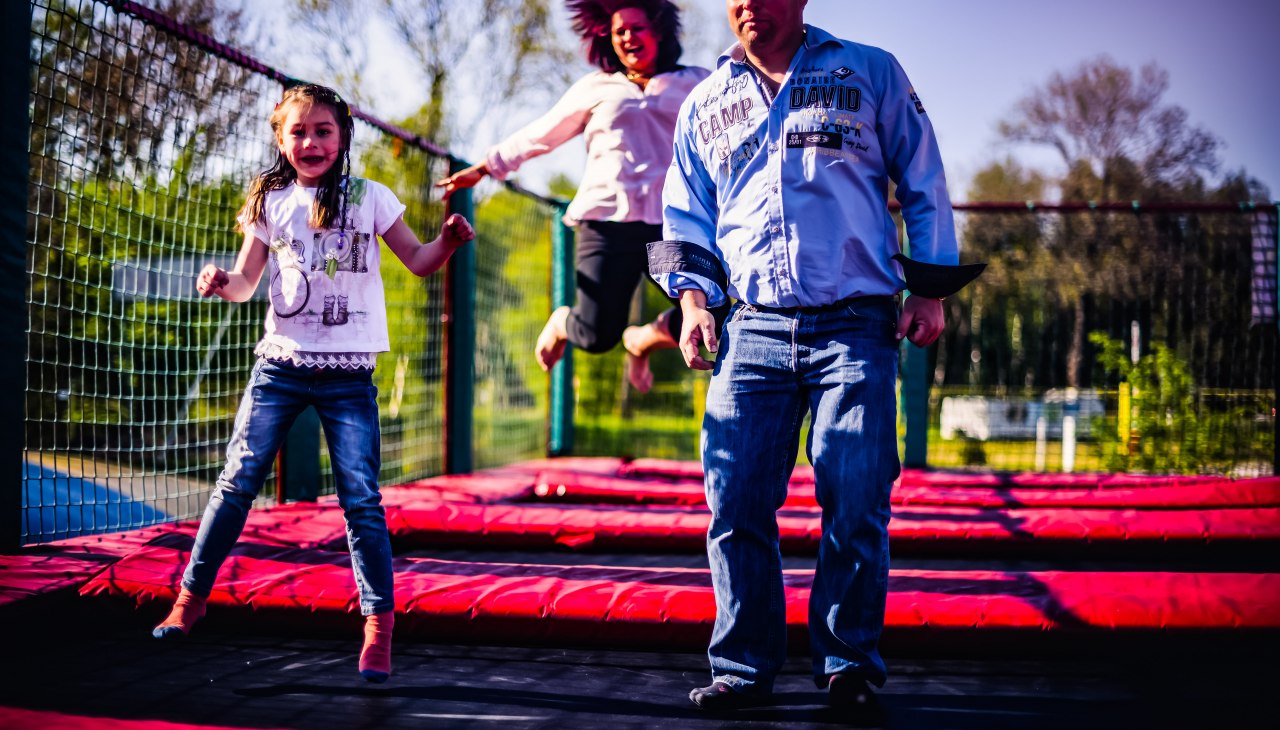 Kinderland Trassenheide Trampolin, &copy; Kinderland Trassenheide/ B. Eske