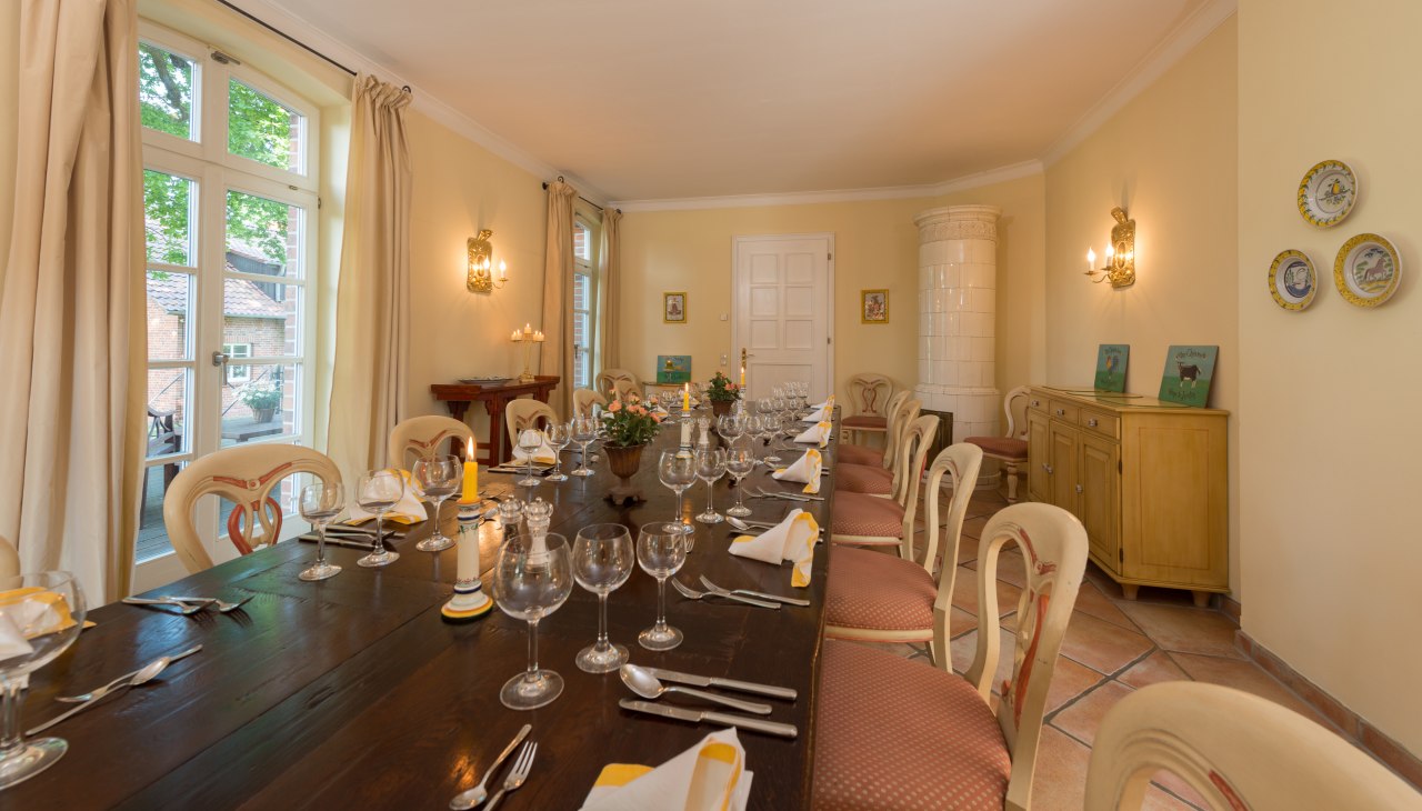 Esszimmer im Gutshaus Settin, © Resort Gut Settin Esszimmer im Gutshaus Settin, © Resort Gut Settin