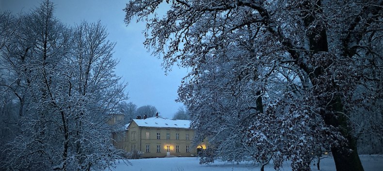 Landhaus Schloss Kölzow im Winter, © A. von der Lühe