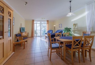 Blick in die Ferienwohnung Seerose am K&ouml;lpinsee // &copy; Andre Pretzel