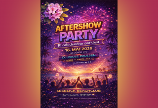 Aftershow-Party zum Rhododendronparkfest // © Benjamin Kliesch Aftershow-Party zum Rhododendronparkfest // © Benjamin Kliesch