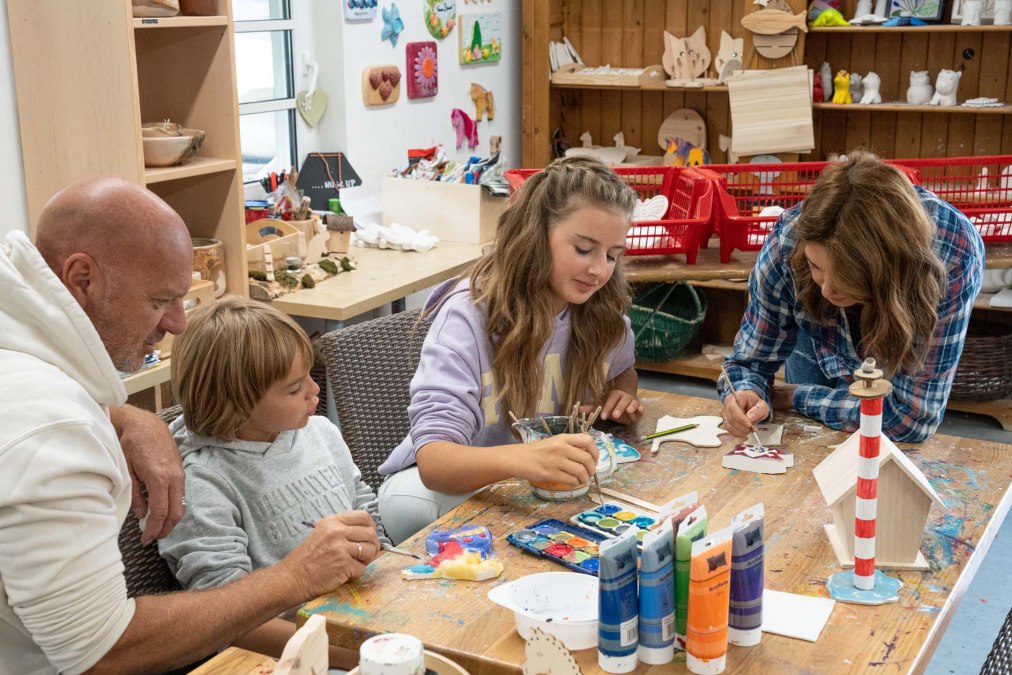 BEECH Resort Fleesensee - Creatieve workshop, © Fleesensee Feriendorf GmbH BEECH Resort Fleesensee - Creatieve workshop, © Fleesensee Feriendorf GmbH