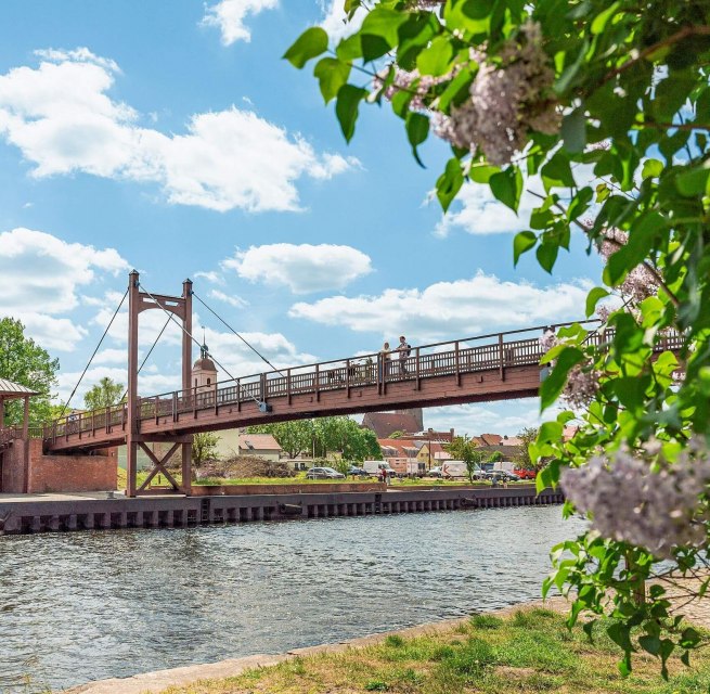 Fußgängerbrücke in Anklam // © MV-T/Tiemann Fußgängerbrücke in Anklam // © MV-T/Tiemann