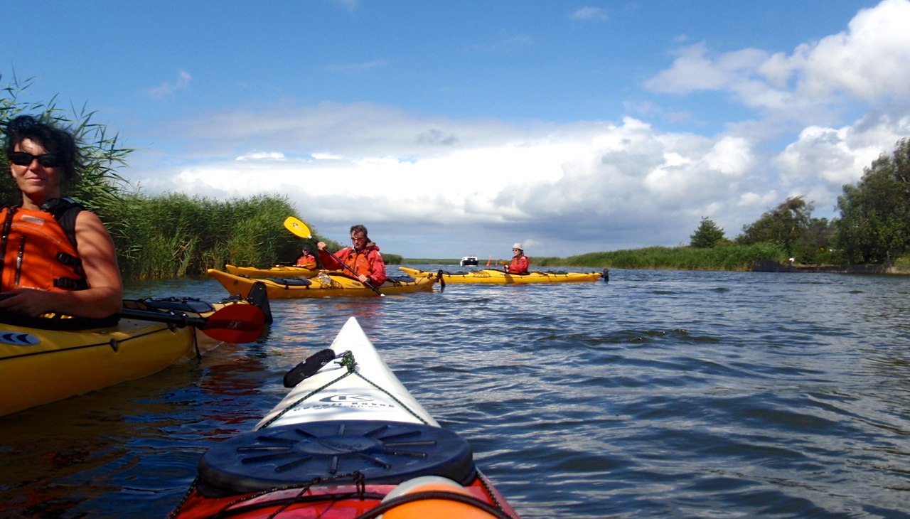 kurze Rast wischen Schilfinseln, &copy; @Henrik Schmidtbauer, dar&szlig;tour