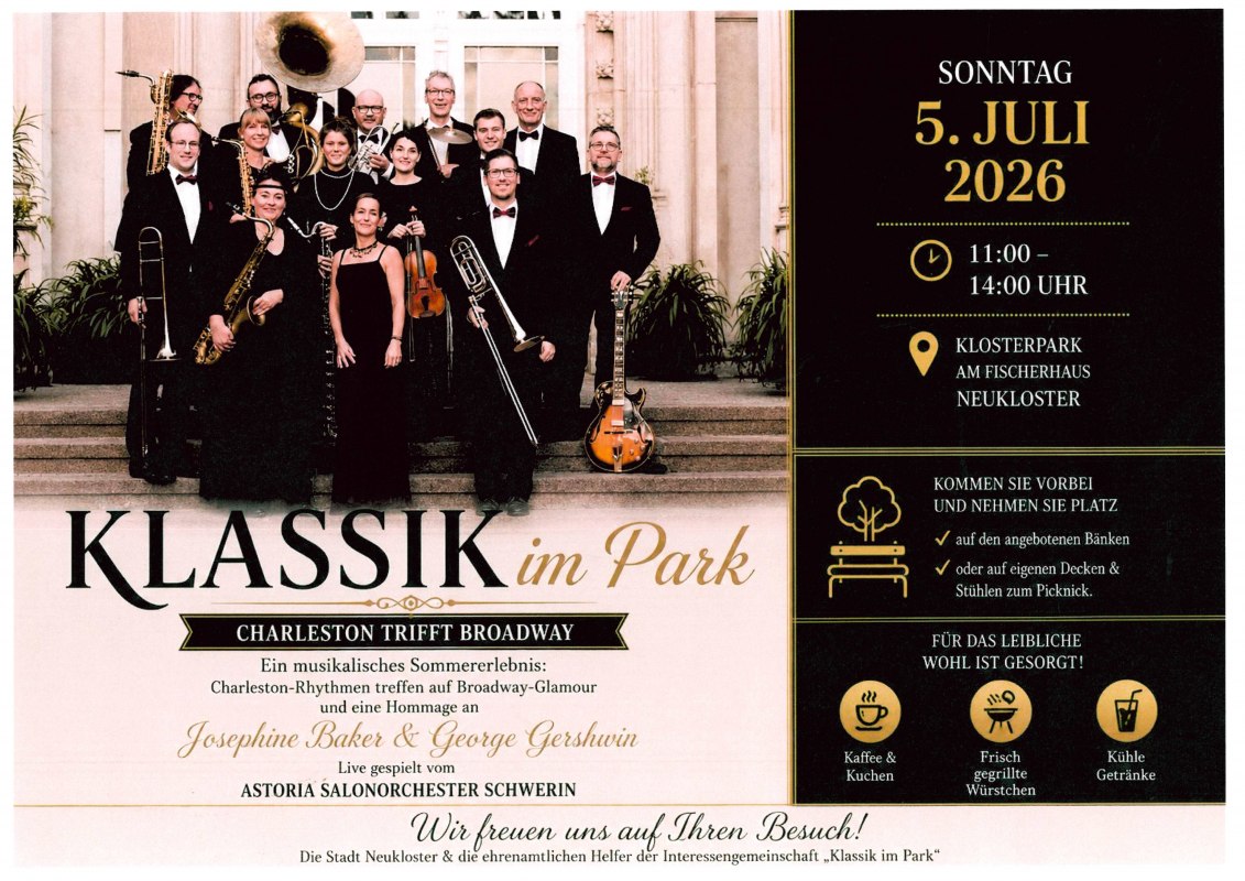 Klassik im Park mit dem Salonorchester // © Astoria M. Schütt Klassik im Park mit dem Salonorchester // © Astoria M. Schütt