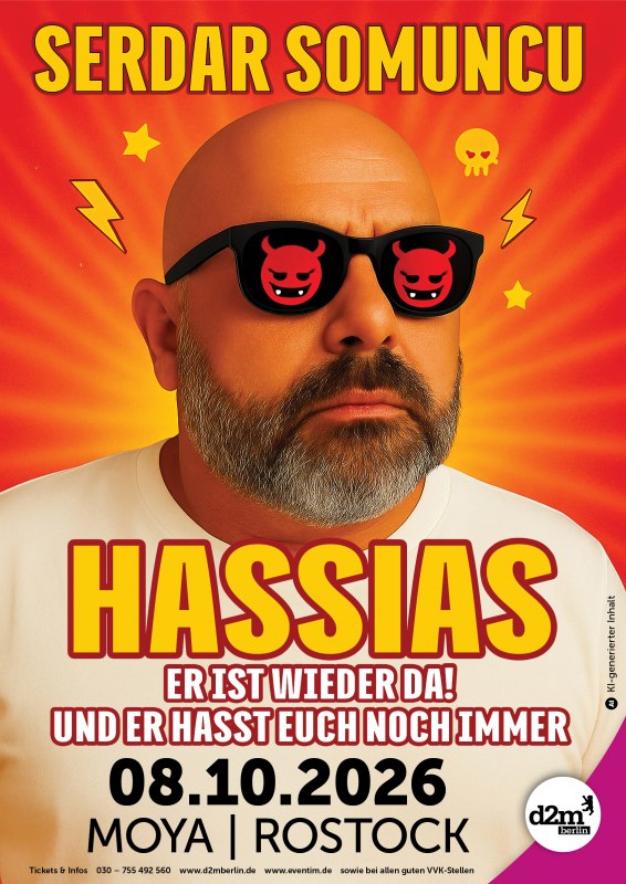 Serdar Somunco Hassias // © (c) Serdar Somuncu Serdar Somunco Hassias // © (c) Serdar Somuncu