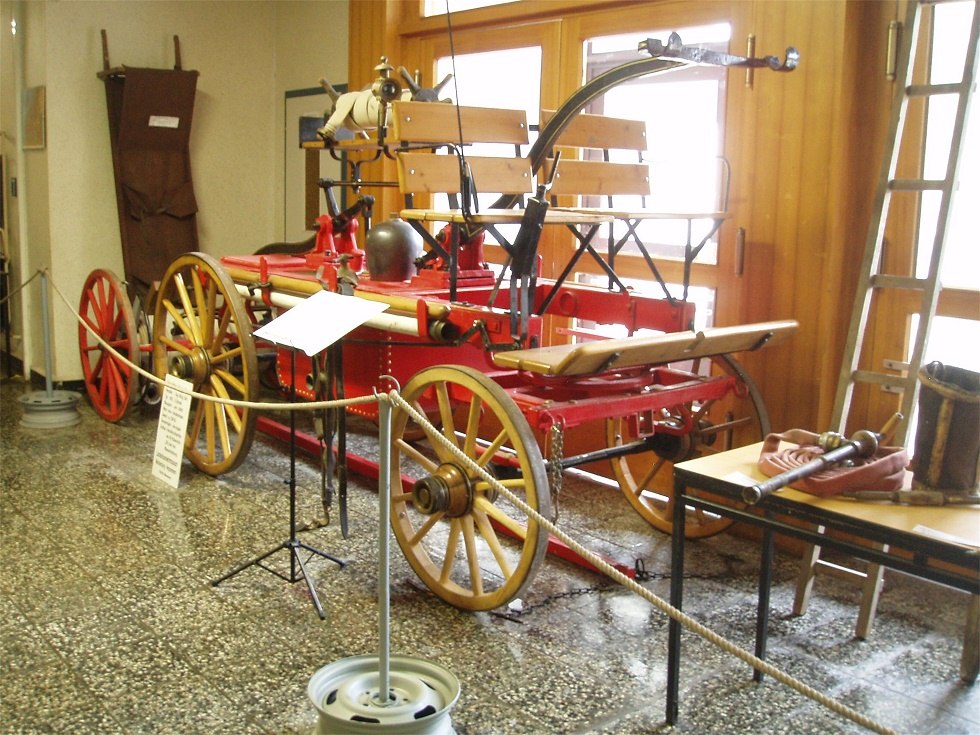 Handdruckpritze um 1880 // &copy; Uwe Rosenfeld