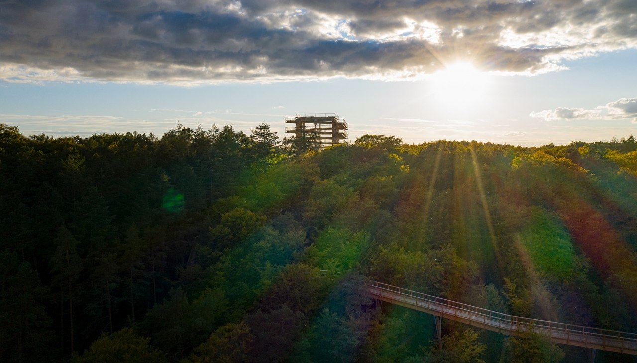 De boomkroonwandeling in Usedom is in elk jaargetijde een aantrekkelijke bestemming voor een uitstapje., &copy; Erlebnis Akademie AG/Baumwipfelpfad Usedom