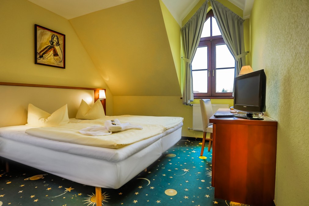 Im Hotel "Stettiner Hof" in Neuenkirchen lässt es sich gut schlafen und träumen, © Stettiner Hof Im Hotel "Stettiner Hof" in Neuenkirchen lässt es sich gut schlafen und träumen, © Stettiner Hof