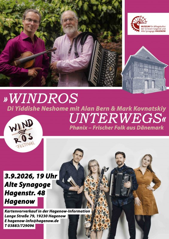 Plakat Windros unterwegs // © Museum Hagenow Plakat Windros unterwegs // © Museum Hagenow