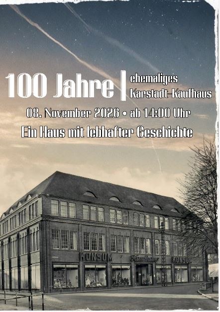 100 Jahre ehemaliges Karstadt-Kaufhaus // &copy; Amt D&ouml;mitz-Malli&szlig;