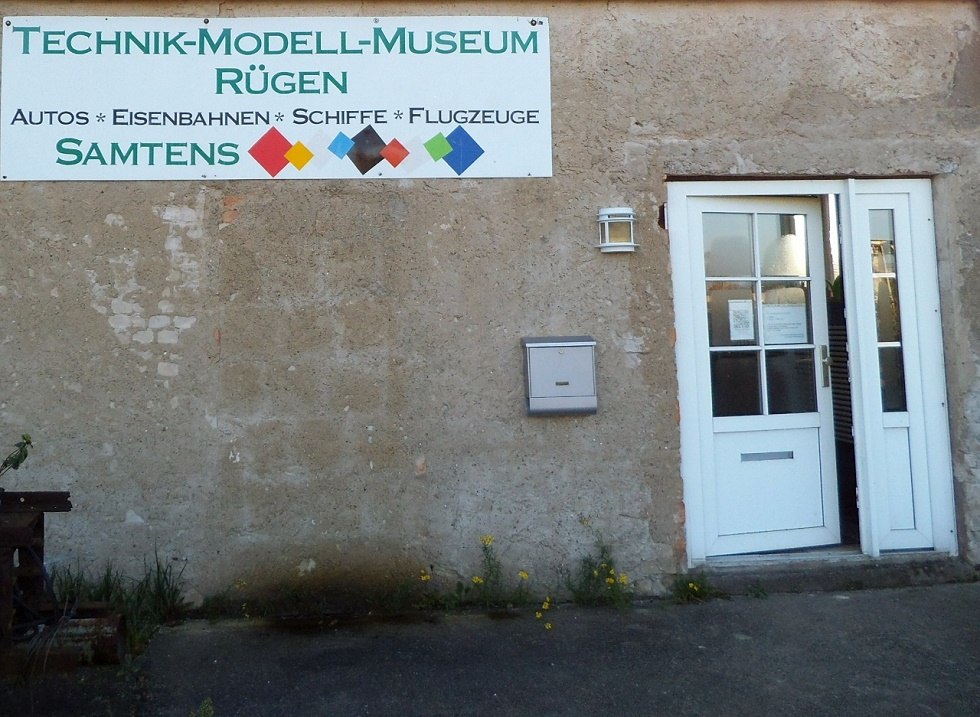 Technik - Modell - Museum (Eingang) in Samtens // &copy; Tourismuszentrale R&uuml;gen