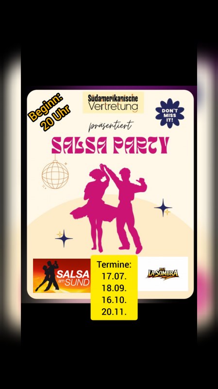 Salsafeest in de SAV // &copy; Salsa-am-Sund