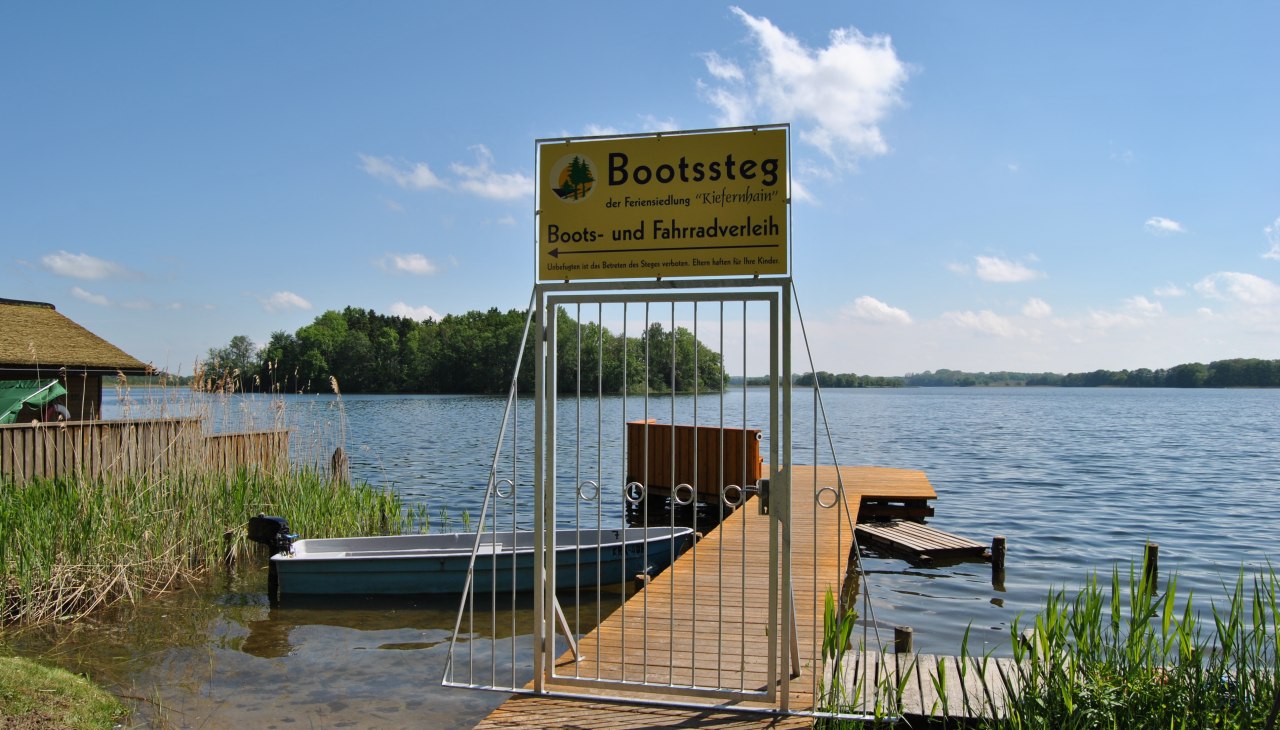 Bootsausleihe, © Feriensiedlung Kiefernhain Bootsausleihe, © Feriensiedlung Kiefernhain