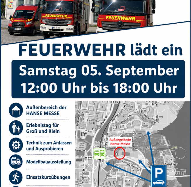 Fleyer komplett // © Freiwillige Feuerwehr Rostock- Groß Klein Fleyer komplett // © Freiwillige Feuerwehr Rostock- Groß Klein