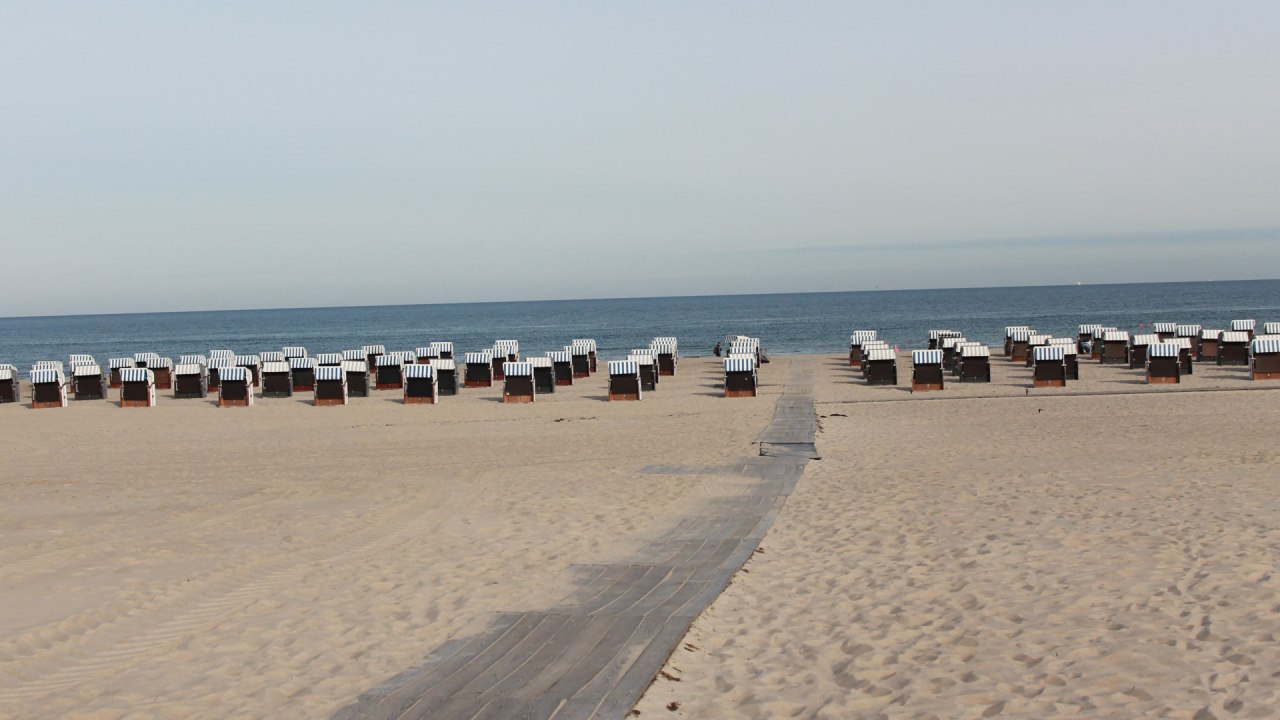 Barrierefreier Strandaufgang 6 in Warnemünde // © TZRW Barrierefreier Strandaufgang 6 in Warnemünde // © TZRW