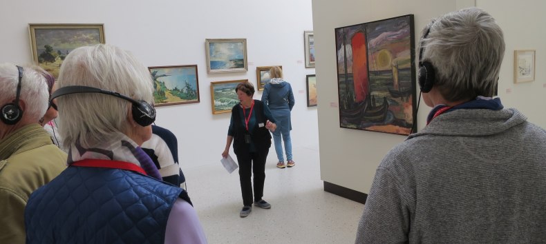 F&uuml;hrungen durch die Ausstellung, &copy; Kunstmuseum Ahrenshoop