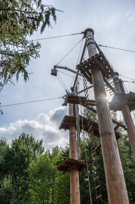 Eventturm mit "Skyjump" // © Tom Haagen Eventturm mit "Skyjump" // © Tom Haagen
