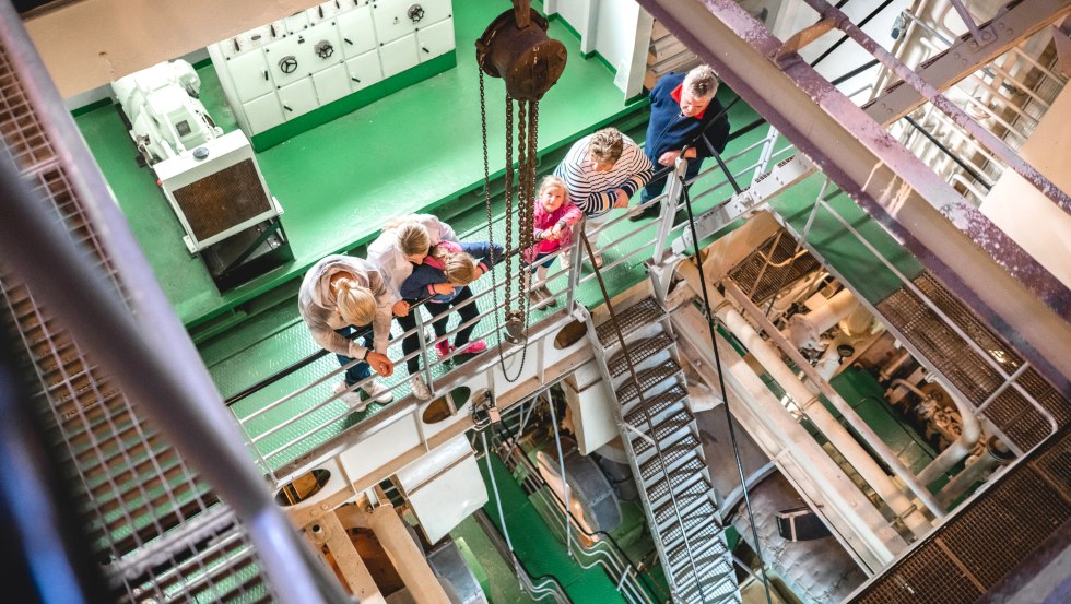Maschinenraum im Schifffahrtsmuseum im IGA Park // &copy; Erik Gross, Schifffahrtsmuseum Rostock