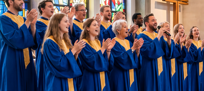 Gospelchor singt // &copy; Rhea B&ouml;hme