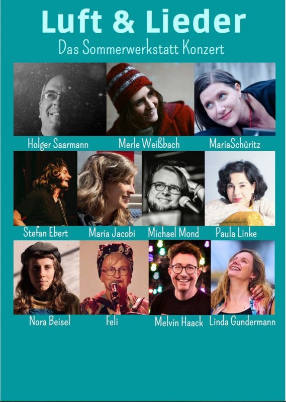 11 professionelle Liedermacher geben sich die Ehre // © provie Theater 11 professionelle Liedermacher geben sich die Ehre // © provie Theater