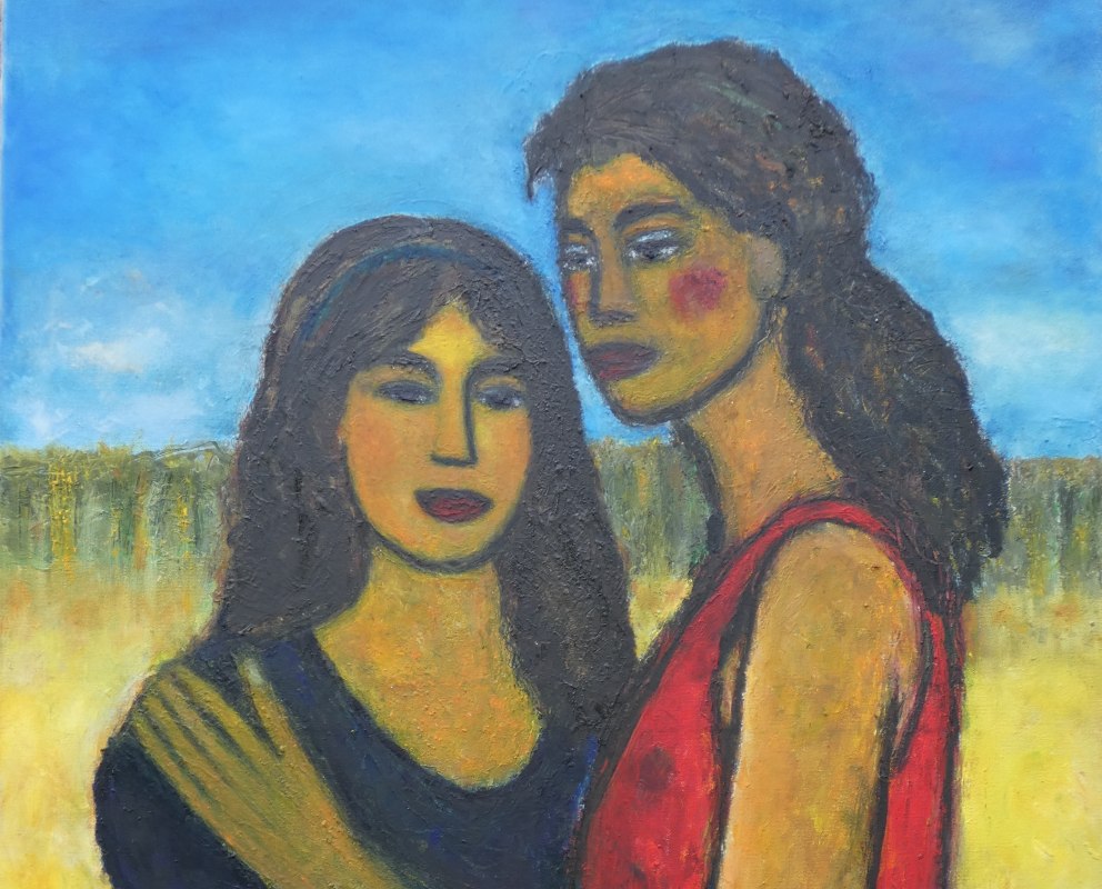 "Die Umarmung" von Annette Mecklenburg // &copy; Carsten B&uuml;ttner