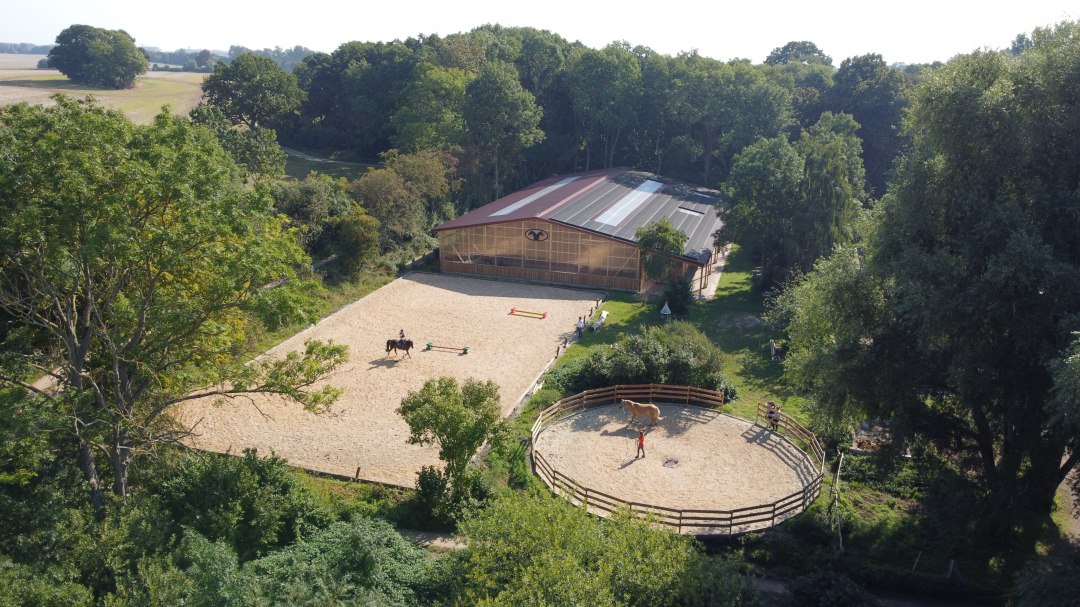 Reitanlage Ansicht oben, © Maximilian Kajahn Reitanlage Ansicht oben, © Maximilian Kajahn