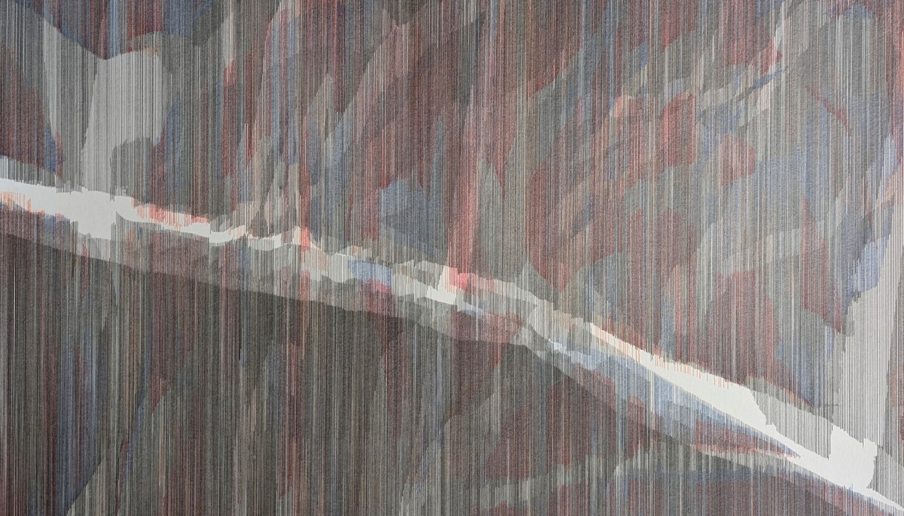 Ruzica Zajec, AUSFLUG X, 2025, Bleistift und Buntstift auf Papier, 70x100cm, © Ruzica Zajec Ruzica Zajec, AUSFLUG X, 2025, Bleistift und Buntstift auf Papier, 70x100cm, © Ruzica Zajec