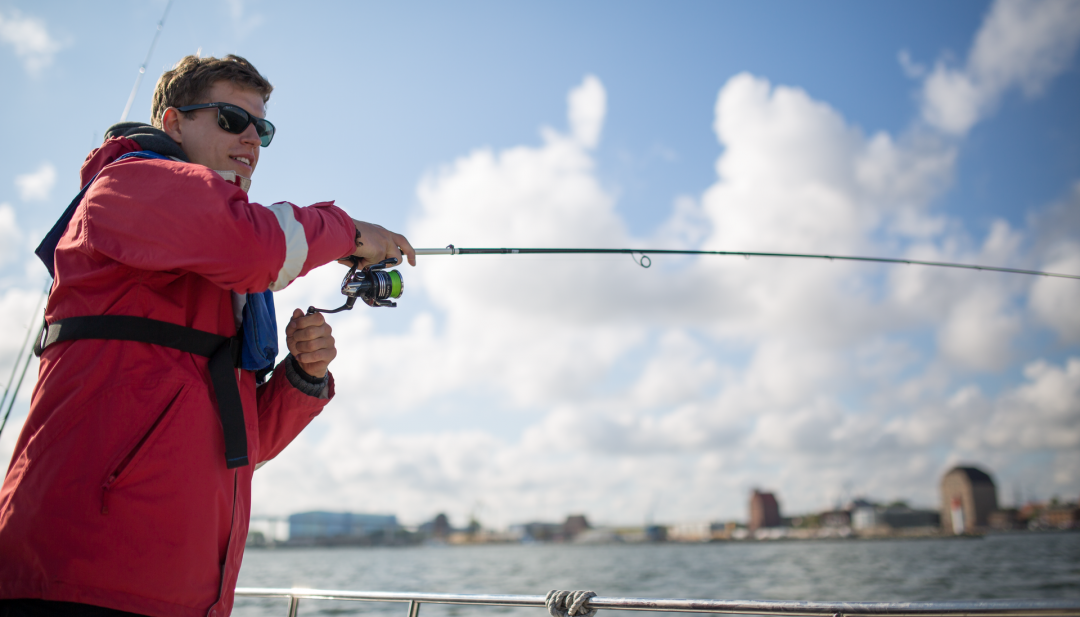 Drillvergn&uuml;gen beim Angeln auf den Boddengew&auml;ssern oder der Ostsee in Mecklenburg-Vorpommern, &copy; TMV/Laeufer