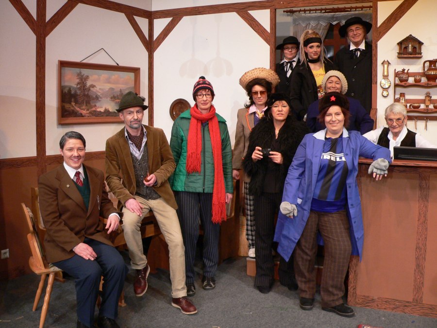 Szene aus „Don Quijote“ im Barther Theater Garten, © Krüger/Vorpommersche Landesbühne