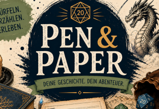 Fantastische Wesen, wie Drachen und magische Gegenstände, wie Kerzen und Würfel, werden abgebildet. // © Stadtbibliothek Stralsund Fantastische Wesen, wie Drachen und magische Gegenstände, wie Kerzen und Würfel, werden abgebildet. // © Stadtbibliothek Stralsund