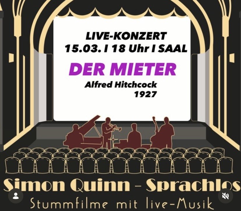 In bezaubernden Kino- und Konzertsälen, in intimer Atmosphäre, wird die Vereinigung von Kino und Musik wiederbelebt. Die Magie der Erinnerungen an 35-Millimeter Spulen die summend im Rücken der Zuschauer ihr flackerndes Licht auf die Leinwand projizieren; ein letztes Husten im gespannten Raum, während die Musiker beim Dimmen des Saallichtes noch kurz ihre Instrumente stimmen.., © Simon Quinn In bezaubernden Kino- und Konzertsälen, in intimer Atmosphäre, wird die Vereinigung von Kino und Musik wiederbelebt. Die Magie der Erinnerungen an 35-Millimeter Spulen die summend im Rücken der Zuschauer ihr flackerndes Licht auf die Leinwand projizieren; ein letztes Husten im gespannten Raum, während die Musiker beim Dimmen des Saallichtes noch kurz ihre Instrumente stimmen.., © Simon Quinn