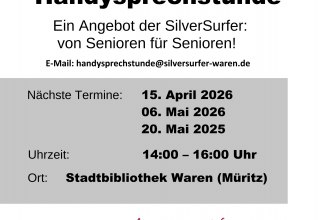 SilverSurfer-Angebot in der Warener Stadtbibliothek // &copy; Stadtbibliothek Waren (M&uuml;ritz)