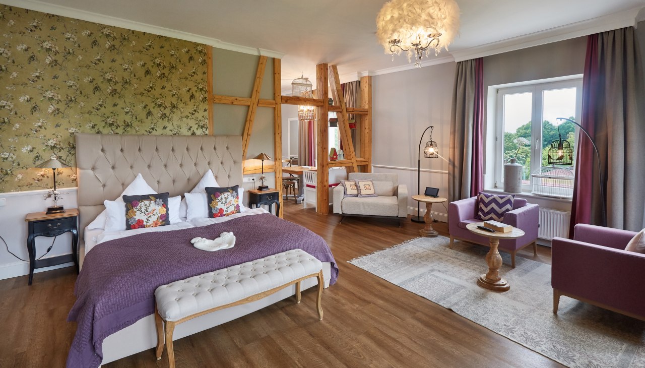 Nachtegaal" kamer in Kasteel Kaarz, &copy; Schloss Kaarz / Thomas Mandt