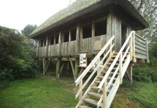 Vogelbeobachtungsplattform Tankow auf der Insel Ummanz // © Tourismuszentrale Rügen Vogelbeobachtungsplattform Tankow auf der Insel Ummanz // © Tourismuszentrale Rügen