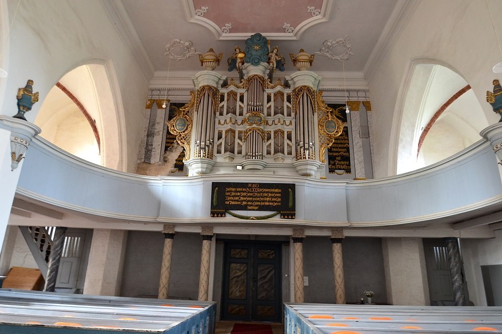 Orgel der St. Jacobi Kirche in Gingst auf Rügen // © Tourismuszentrale Rügen Orgel der St. Jacobi Kirche in Gingst auf Rügen // © Tourismuszentrale Rügen