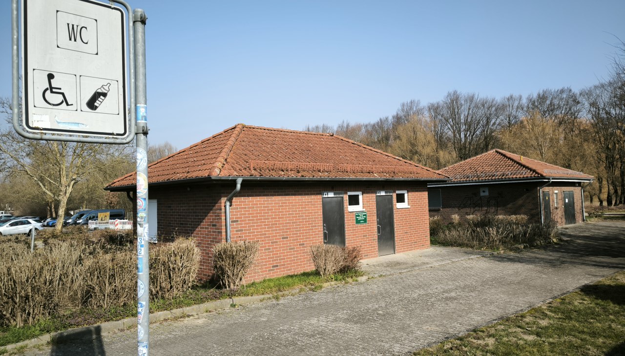 öffentliches WC Parkplatz Grüner Weg, © Jana Koch