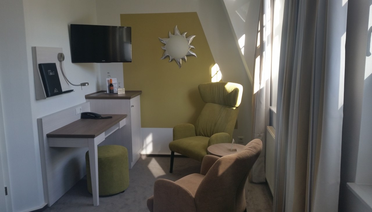 Ausstattung Doppelzimmer Villa Margarete, © Pöhl GmbH Ausstattung Doppelzimmer Villa Margarete, © Pöhl GmbH