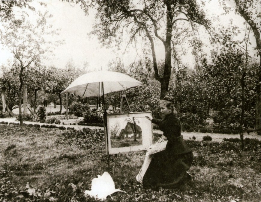 Elisabeth v. Eicken an der Staffelei, 1880, © Kunstmuseum Ahrenshoop Elisabeth v. Eicken an der Staffelei, 1880, © Kunstmuseum Ahrenshoop